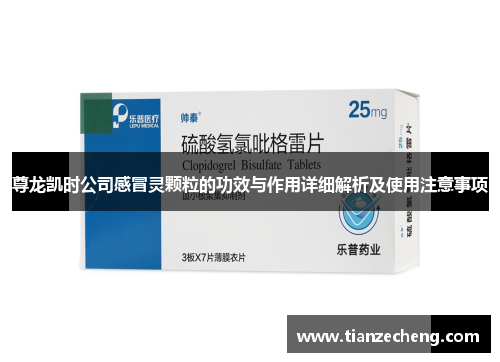 尊龙凯时公司感冒灵颗粒的功效与作用详细解析及使用注意事项